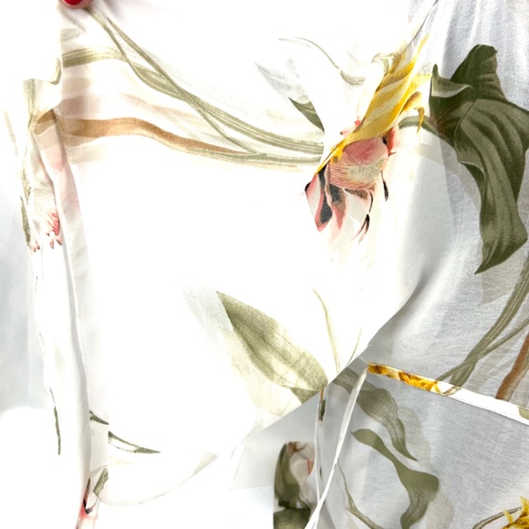 WHBM Sheer Boho Style Blouse - Picture 9 of 16